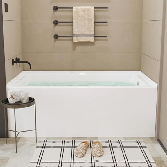 12 Best Alcove Bathtubs for 2026 8 60x32 white acrylic alcove tub