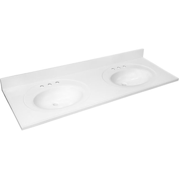 10 Best Cultured Marble Vanity Tops for 2026 5 61 inch double sink vanity top
