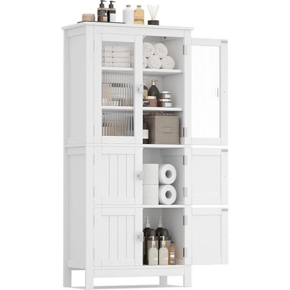15 Best Bathroom Cabinets for 2026 7 akxomel 53 1 tall cabinet