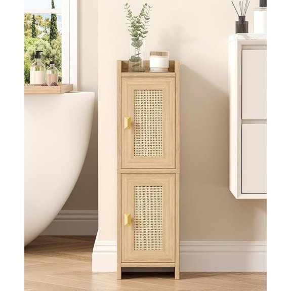 akxomel rattan cabinet doors