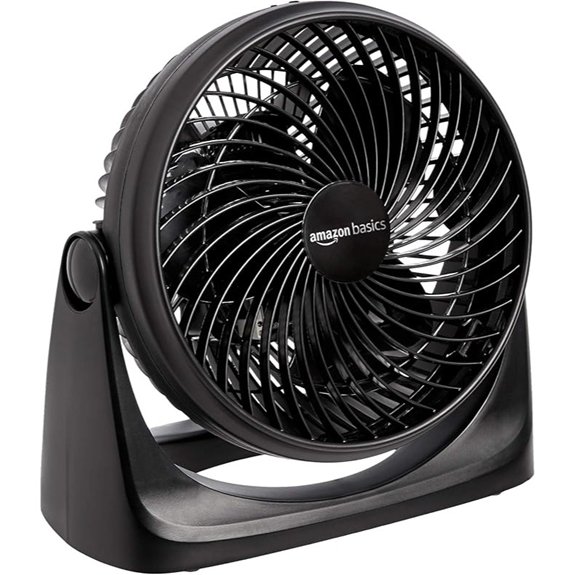 5 Best Fans for Bathrooms in 2026 4 amazon basics desk fan black