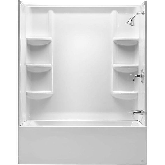 10 Best One Piece Tub and Shower Units for 2026 2 american standard bathtub set