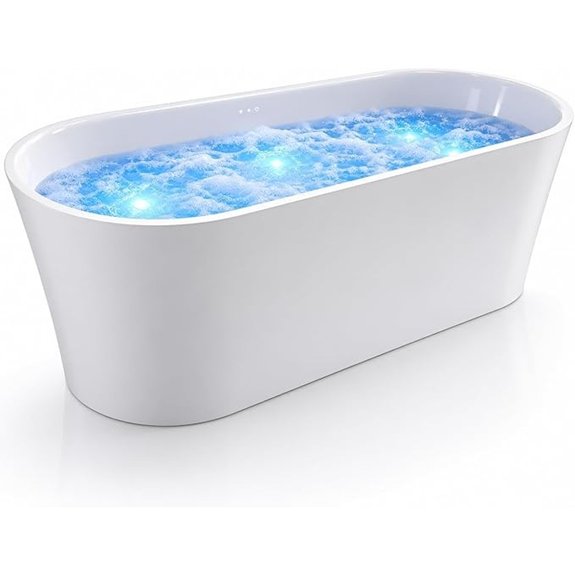 anzzi 67 inch freestanding bathtub