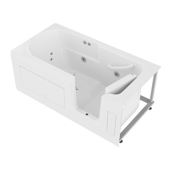 anzzi right drain walk in tub