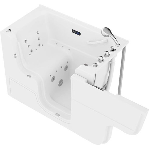 5 Best Bathtubs for Seniors in 2026 2 anzzi walk in tub dual therapy jets