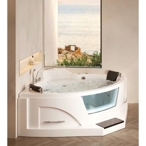 ariel 61 two person whirlpool bathtub