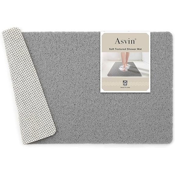 13 Best Shower Mats for Tile Floors in 2026 10 asvin soft textured bath mat