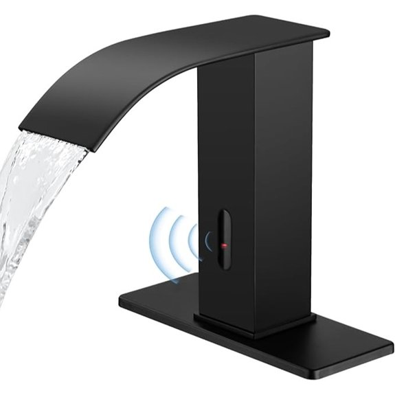 automatic motion sensor faucet black