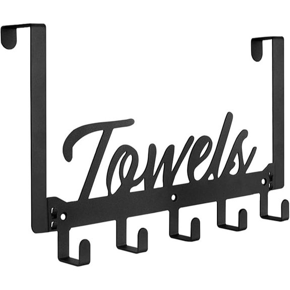 10 Best Towel Racks for 2026 (Bathroom Upgrade) 3 azmoncy towel rack black
