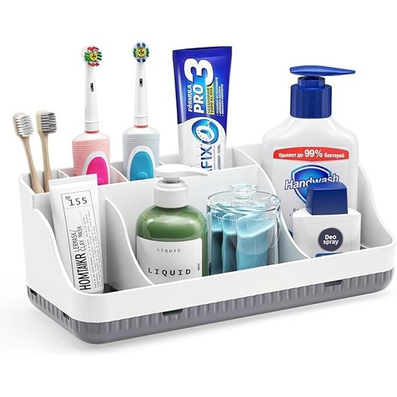5 Best Bathroom Organizers for 2026 (Declutter Your Space) 2 bathroom counter toothbrush organizer