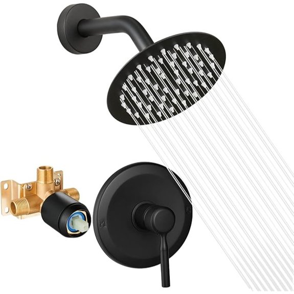 10 Best Shower Faucets for 2026 (Upgrade Your Routine) 9 black shower head faucet set