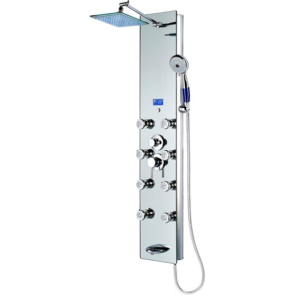blue ocean 52 aluminum shower panel