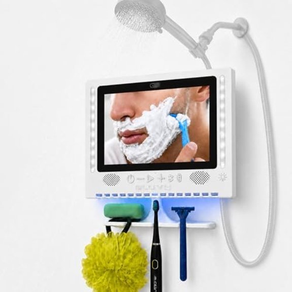 bluvy fogless shower mirror