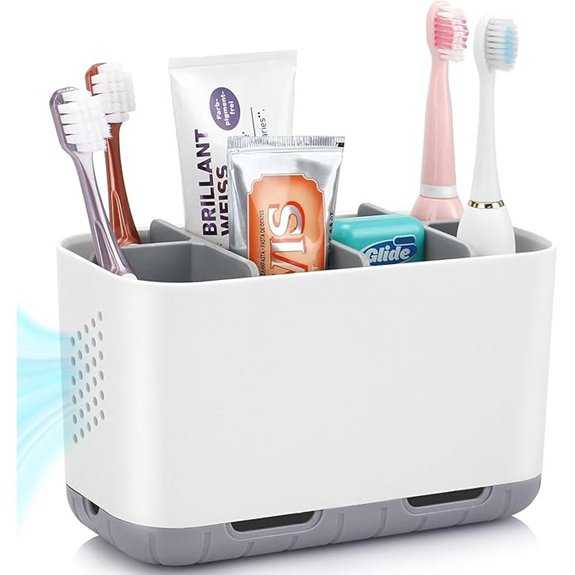 7 Best Toothbrush Holders for 2026 7 boperzi storage with adjustable dividers