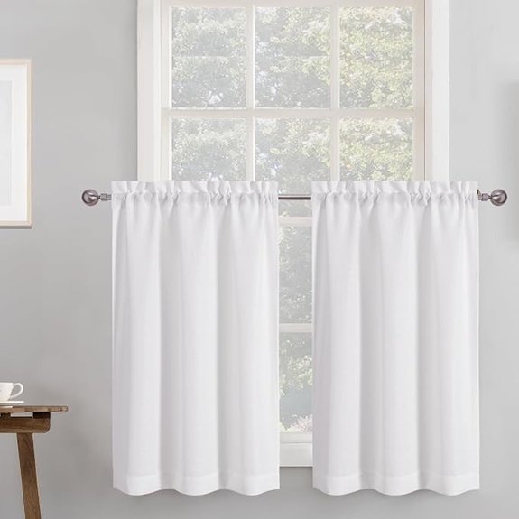 15 Best Window Treatments for Bathrooms in 2026 7 chyhomenyc white kitchen curtains