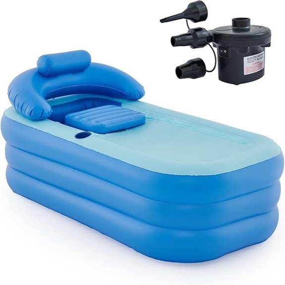 15 Best Portable Bathtubs for Adults in 2026 14 co z inflatable tub with pump
