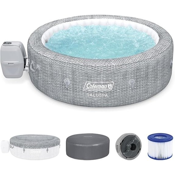 coleman sicily airjet inflatable hot tub