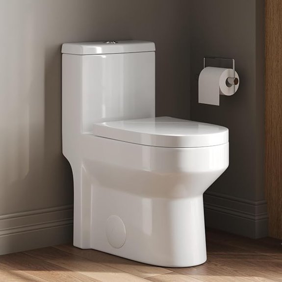 10 Best Modern Toilets for 2026 (Sleek & Smart) 5 deervalley compact dual flush toilet
