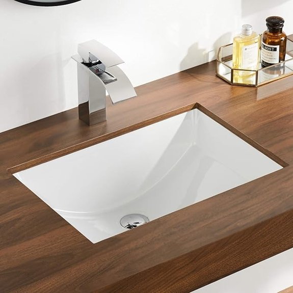 7 Best Bathroom Sinks for 2026 6 deervalley undermount ceramic sink