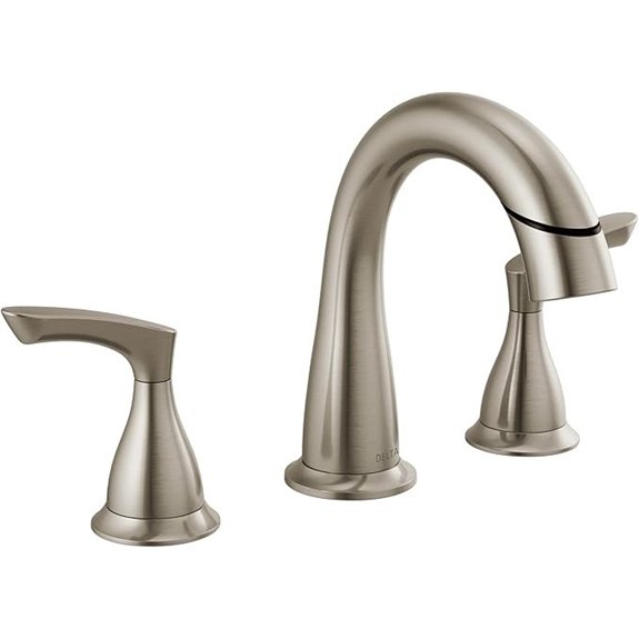 delta broadmoor brushed nickel faucet with sprayer