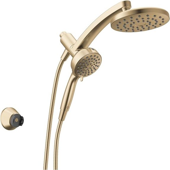 15 Best Luxury Shower Heads for 2026 (Spa Vibes Daily) 6 delta pivotpro 3 in 1 champagne bronze