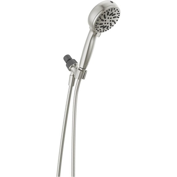 5 Best Shower Head Brands for 2026 1 delta proclean brushed nickel shower head