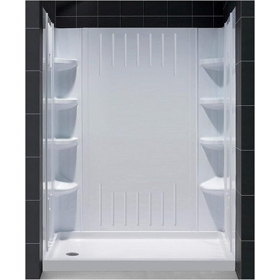 10 Best Walk-In Showers for 2026 3 dreamline shower base and backwall kit