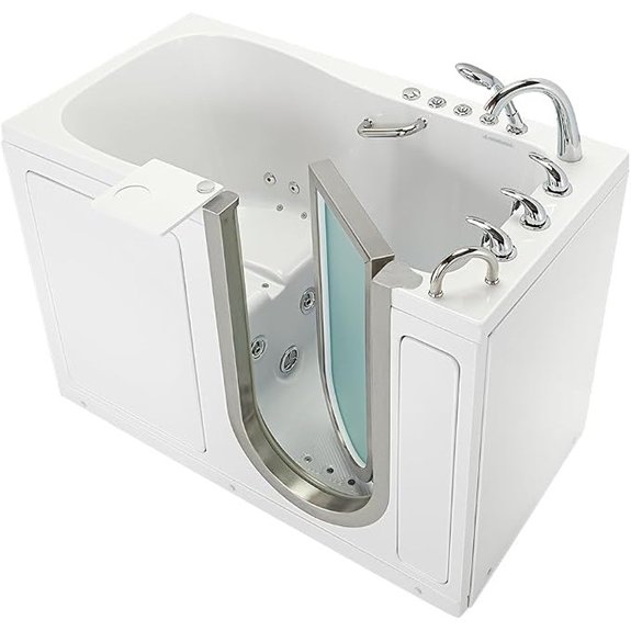 ella deluxe acrylic massage walk in