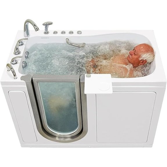 ella deluxe walk in bathtub with