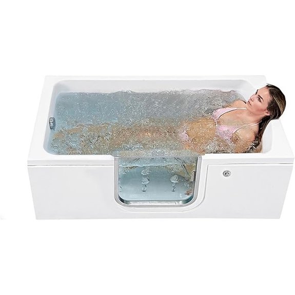 ella laydown 30x60 air massage bathtub