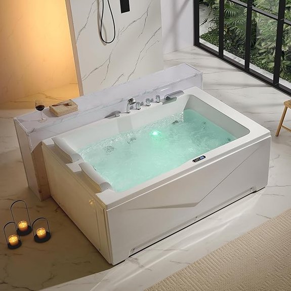 empava 2 person whirlpool tub