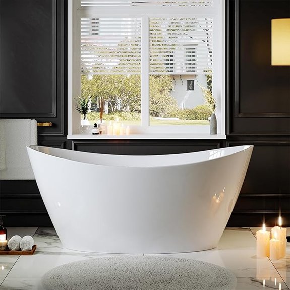 empava 59 freestanding bathtub