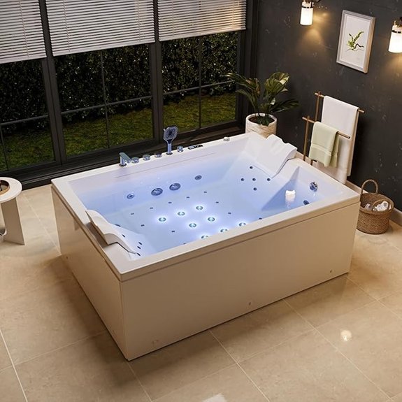 empava pro 71x51 jetted bathtub
