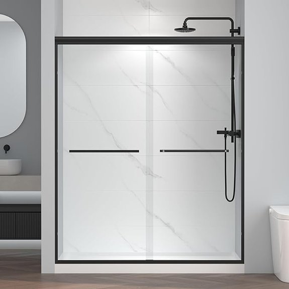 enso senka sliding shower door