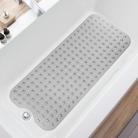 10 Best Mildew Resistant Bathtub Mats for 2026 6 extra long bathtub mat with grip