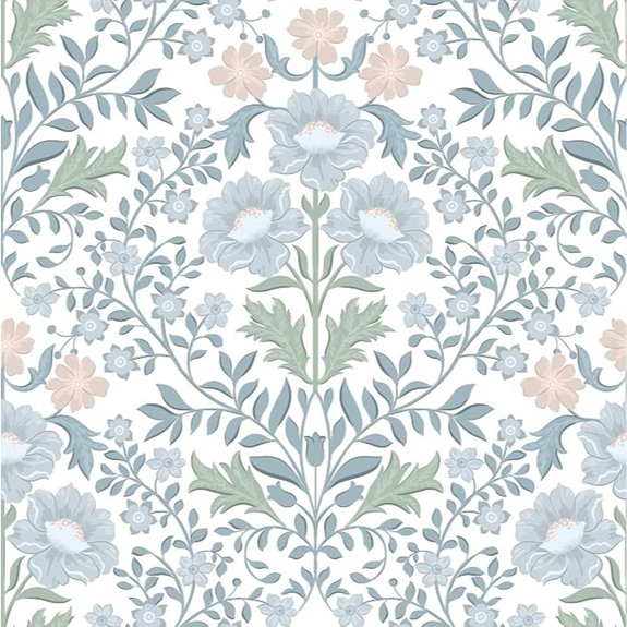 15 Best Wallpaper for Small Bathrooms in 2026 7 floral peel and stick wallpaper