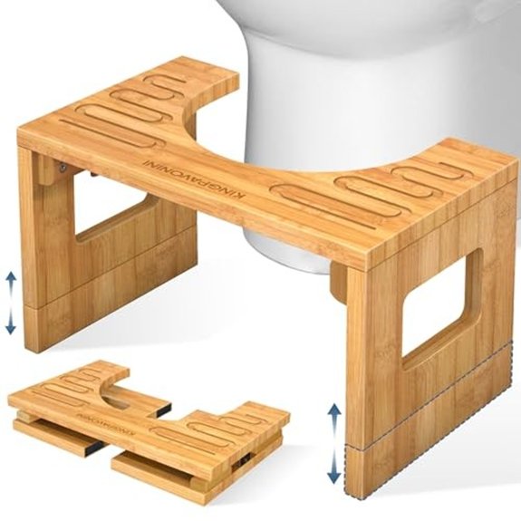 15 Best Toilet Stools for 2026 (Better Poops Guaranteed) 9 foldable bamboo squat stool adjustable height