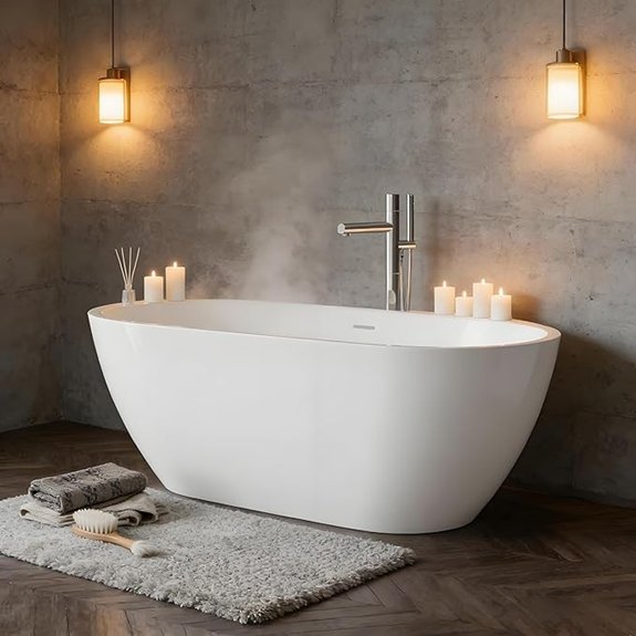 7 Best Freestanding Tubs for 2026 (Soak in Luxury) 5 freestanding oval acrylic tub