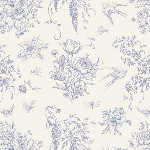 15 Best Wallpaper for Small Bathrooms in 2026 29 froluya vintage floral wallpaper