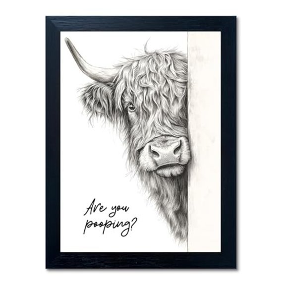 15 Best Bathroom Wall Art for 2026 15 funny highland cow bathroom wall art