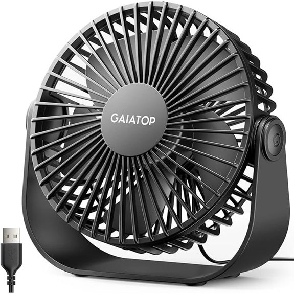 5 Best Fans for Bathrooms in 2026 5 gaiatop usb desk fan