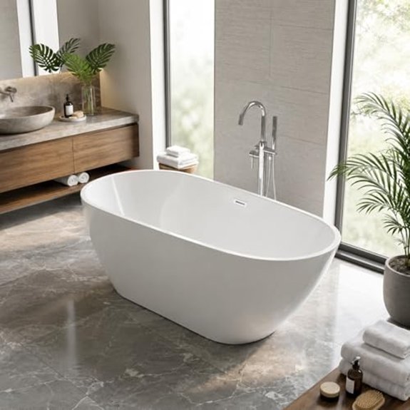 garvee 67 deep soaker tub