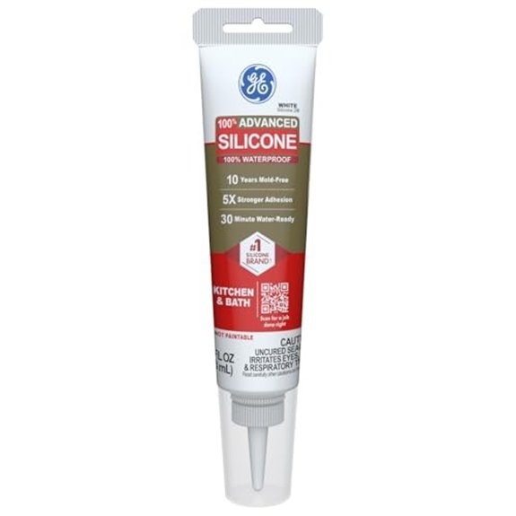 ge advanced silicone caulk 2 8 oz