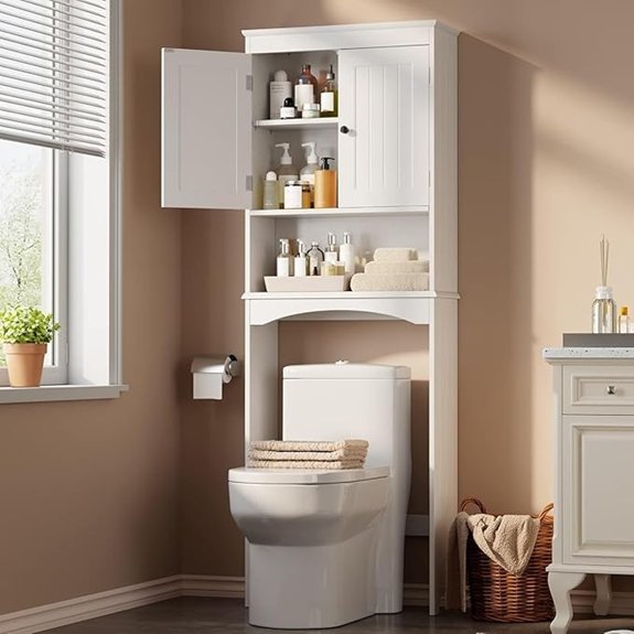 5 Best Toilet Closets for 2026 1 gizoon white toilet storage cabinet
