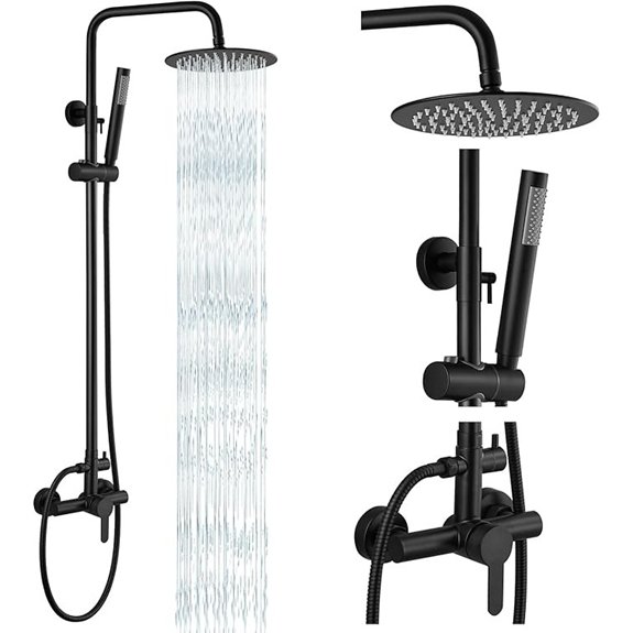 5 Best Outdoor Showers for 2026 (Bring the Spa Home) 1 gotonovo outdoor shower faucet kit matte black
