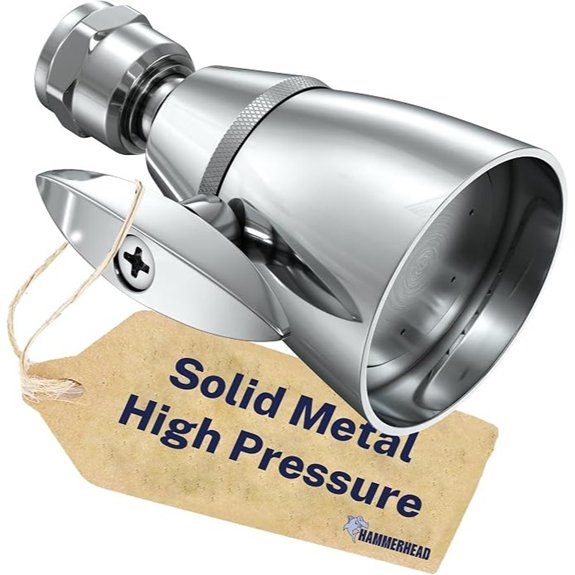 hammerhead 2 high pressure chrome showerhead