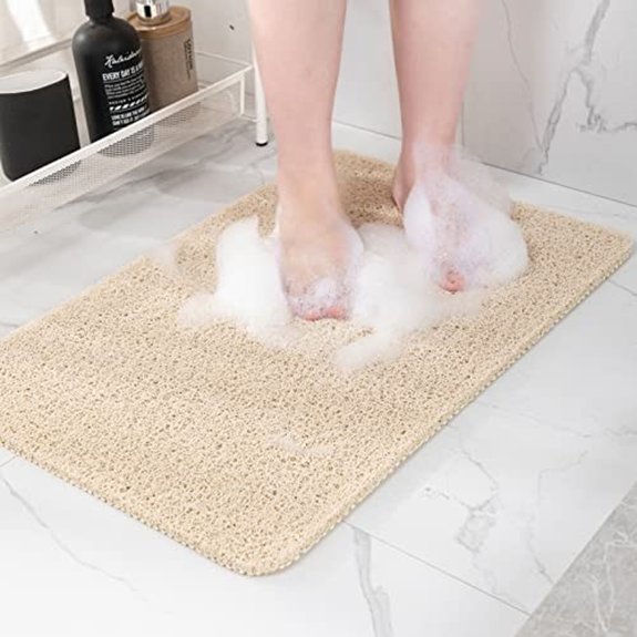 10 Best Mildew Resistant Bathtub Mats for 2026 2 hargiis beige non slip mat