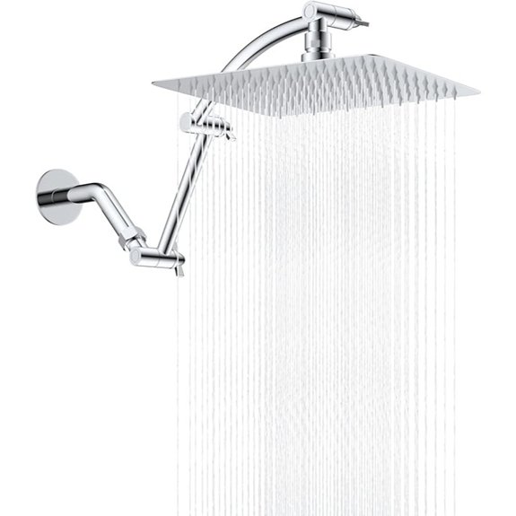 7 Best Rainfall Shower Heads for 2026 5 hibbent 10 high pressure shower head