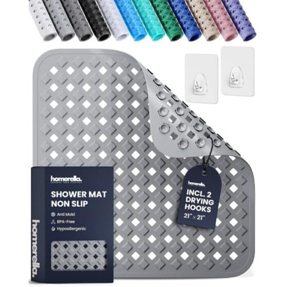 13 Best Shower Mats for Tile Floors in 2026 13 homerella anti mold shower mat