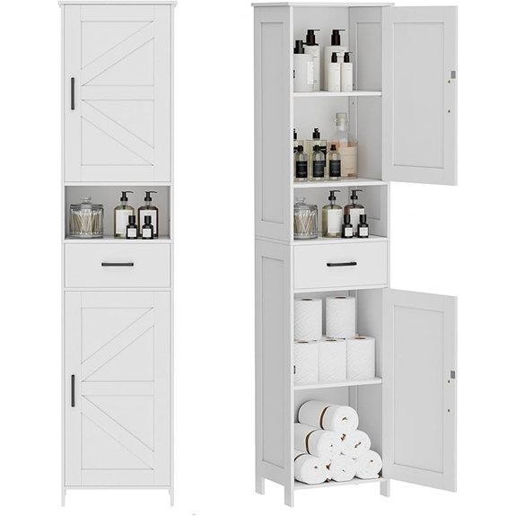 15 Best Bathroom Cabinets for 2026 3 homhedy 67 tall cabinet